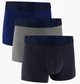 Труси UA Performance Cotton - Solid 3 3pk Синій, Сірий, Темно-синій S (1383891-410 S) - изображение 1