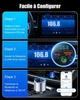 Автомобільний FM-трансмітер EOIWUY Bluetooth 5.3 — Швидка зарядка (PD 36W + QC 3.0, 54W), Hands-Free та вольтметр - зображення 7