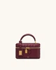 Женская сумка кроссбоди через плечо JW PEI Cleo Woven Texture Box Shape Top Handle Bag Claret (131450) - изображение 1