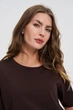 Футболка жіноча MOODO 4804 XXL коричнева - зображення 3