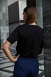 Футболка жіноча MOODO 4832 XL чорна - зображення 3