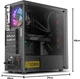 Компьютерный корпус NOX Infinity Omega Midi-Tower Черный Без БП (101664881) - изображение 6