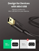 Кабель UGREEN USB 2.0 A Male to Mini 5 Pin Male Cable 1.5m (Black) (UGR-10385) - изображение 3