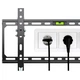 Кріплення для телевізора кронштейн AGN AGN75-440T з нахилом 32-75'' 45 кг VESA 400x400 Black (AGN75-440T) - зображення 4