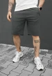 Трикотажні шорти Staff til logo dark gray & black L - изображение 4
