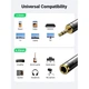 Аудіо перехідник UGREEN AV168 3.5mm Male to 6.35mm Female Adapter 1pcs(UGR-60711) - изображение 4
