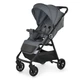 Прогулянкова коляска-книжка Bambi M 6317 LITE Dark Gray, ремені безпеки, регулювання спинки, заднє гальмо - зображення 2