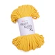 Шнур товстий Macrame Braided XL 10мм 1000г жовтий №764 - изображение 1