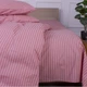 Простынь MirSon Ranforce Elite 17-0607 Stripe Pink 150 х 220 см (2200008054557) - изображение 1