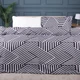 Комплект постельного белья MirSon Ranforce Elite 17-0629 Diamond Black White 220 x 240 см (2200008464769) - изображение 1