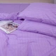 Простирадло MirSon Ranforce Elite 17-0618 Stripe Purple 150*220 - зображення 3