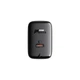 Мережевий зарядний пристрій ACEFAST A1 PD20W single USB-C charger Black - изображение 3