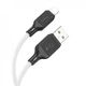 Кабель HOCO X90 Cool silicone charging data cable for iP White - изображение 3