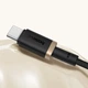 Кабель Baseus Dura Series Fast Charging Cable USB to Type-C 60W 1m Gold+Black - зображення 8