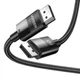 Кабель UGREEN DP114 DP Male to Male DP1.4 8K Round Cable ABS Shell Braid 1.5m (Black) (UGR-80391) - изображение 2
