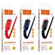 Кабель HOCO X59 USB to Micro 2.4A, 1m, nylon, TPE connectors, Blue - изображение 3