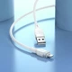 Кабель HOCO X109 Energy silicone charging data cable iP (L=1M) White - изображение 5