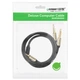 Аудіокабель UGREEN 3.5mm TRS to Dual 6.35mm TS Audio Cable 1m (Gray) - изображение 2