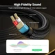 Аудіокабель UGREEN 3.5mm TRS to Dual 6.35mm TS Audio Cable 1m (Gray) - изображение 4