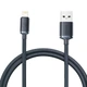 Кабель Baseus Crystal Shine Series Fast Charging Data Cable USB to iP 2.4A 1.2m Black - изображение 4