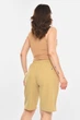Шорты женские однотонные бежевого цвета Fashion размер 44-46 (214555) - изображение 3
