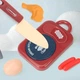 Детская кухня Kitchen игрушечный набор повара с печью, посудой и продуктами 19 предметов 7708-12A - изображение 2