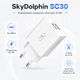 Мережевий зарядний пристрій SkyDolphin SC30 10.5W 2xUSB-A 2.1A White (SDMZP-000111) - зображення 2