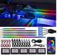 Подсветка салона авто Ambient light Rgb 18в1 набор диодных подсветок Bluetooth 12V - изображение 1