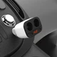 Автомобільний зарядний пристрій HOCO Z28 Power ocean cigarette lighter in-car charger with digital display White - изображение 6