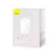 Мережевий зарядний пристрій Baseus GaN5 Fast Charger(mini) 1C 30W EU White - изображение 2