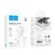 Мережевий зарядний пристрій з кабелем HOCO C145A Charm single port QC3.0 charger set(Type-C) White - зображення 2