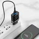 Мережевий зарядний пристрій з кабелем HOCO C12Q Smart QC3.0 charger set(Type-C) 18W Black - изображение 5