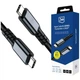 Кабель 3mk Hyper Cable N-SERIES USB-C to USB-C Thunderbolt 4 2m 48V/5A 240W Black (5903108758185) - изображение 1