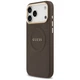 Чохол Guess Peony Hot Stamp для iPhone 17 Pro Max Brown with MagSafe (GUHMP17XPSAMSECW) - зображення 2