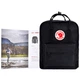 Рюкзак FJALLRAVEN, Повсякденна сумка великої місткості для чоловіків та жінок, Шкільний портфель 23510-550 Чорний 16л - зображення 3