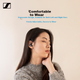 Дротові навушники Sennheiser IE200 HiFi, внутрішньоканальні навушники високої якості, ігрові навушники, чорні, подарунковий набір - зображення 8