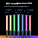 Портативный светодиодный RGB-светильник Shuotu, полноцветный заполняющий свет с регулируемой цветовой температурой, профессиональное освещение для видеосъемки и фотосъемки, мягкий свет для ночной съемки на открытом воздухе и прямых трансляций. - изображение 6