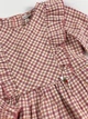 Платье с длинным рукавом для девочки Mevis розовое 4234-01 98 - изображение 3