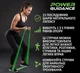 Гумова петля для фітнесу та підтягування Power Guidance (10-35 lbs) Червона - зображення 4