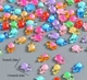 Кабошон набор 50 шт серединка из акрила (пластик). Микс мини черепашки светятся в темноте - изображение 1