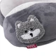 Подушка для шиї Lace is good U-подібна дорожня ортопедична наповнювач memory foam ефект памʼяті мʼякий плюш велюр анатомічна підтримка шиї та голови для подорожей сну в авто літаку потягу та офісі - зображення 8