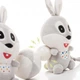 Брязкальце-розтяжка на коляску, автокрісло, ліжко 4BABY RABBIT R11 - зображення 3