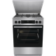 Плита комбінована Gorenje GKS6C71XF з електродуховкою 71 л 4 конфорки Нержавіюча сталь - зображення 2