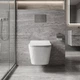Инсталляция Geberit Duofix 458.103.00.2 c панелью смыва Delta 50 хром глянцевый 115.119.21.1 + унитаз подвесной Devit Linea Rimless DLI30401111W Vortex Flush с сиденьем Soft Close дюропласт - изображение 6