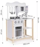 Drewniana kuchnia dla dzieci EcoToys z piekarnikiem i akcesoriami do gotowania Biała (TK040B-5) (5905817012824) - obraz 7