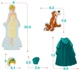 Магнитная игра WOOMAX одевалка Disney Золушка 30 деталей 48728 (8412842487284) - изображение 3