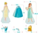 Магнитная игра WOOMAX одевалка Disney Белль и Золушка 45 деталей 48726 (8412842487260) - изображение 3