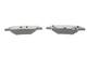 Комплект гальмівних колодок ATE 13046056502 Hyundai I40, I30, Tucson, Veloster, I10, I20, Elantra, Accent; KIA Optima, Rio, Pro Ceed, Ceed, Carens, Soul 19374065, 583023ZA16, 583023ZA76 - изображение 2