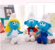 Мягкая плюшевая игрушка Смурфик Инженер персонаж The Smurfs 40 см - изображение 3