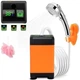 Портативний душ акумуляторний 3.7V з дисплеєм температури та USB зарядкою, туристичний душ для кемпінгу - зображення 9